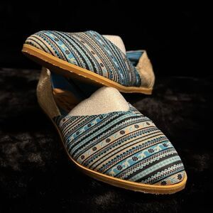 Piranda Handmade Espadrille Flat Shoe NIB